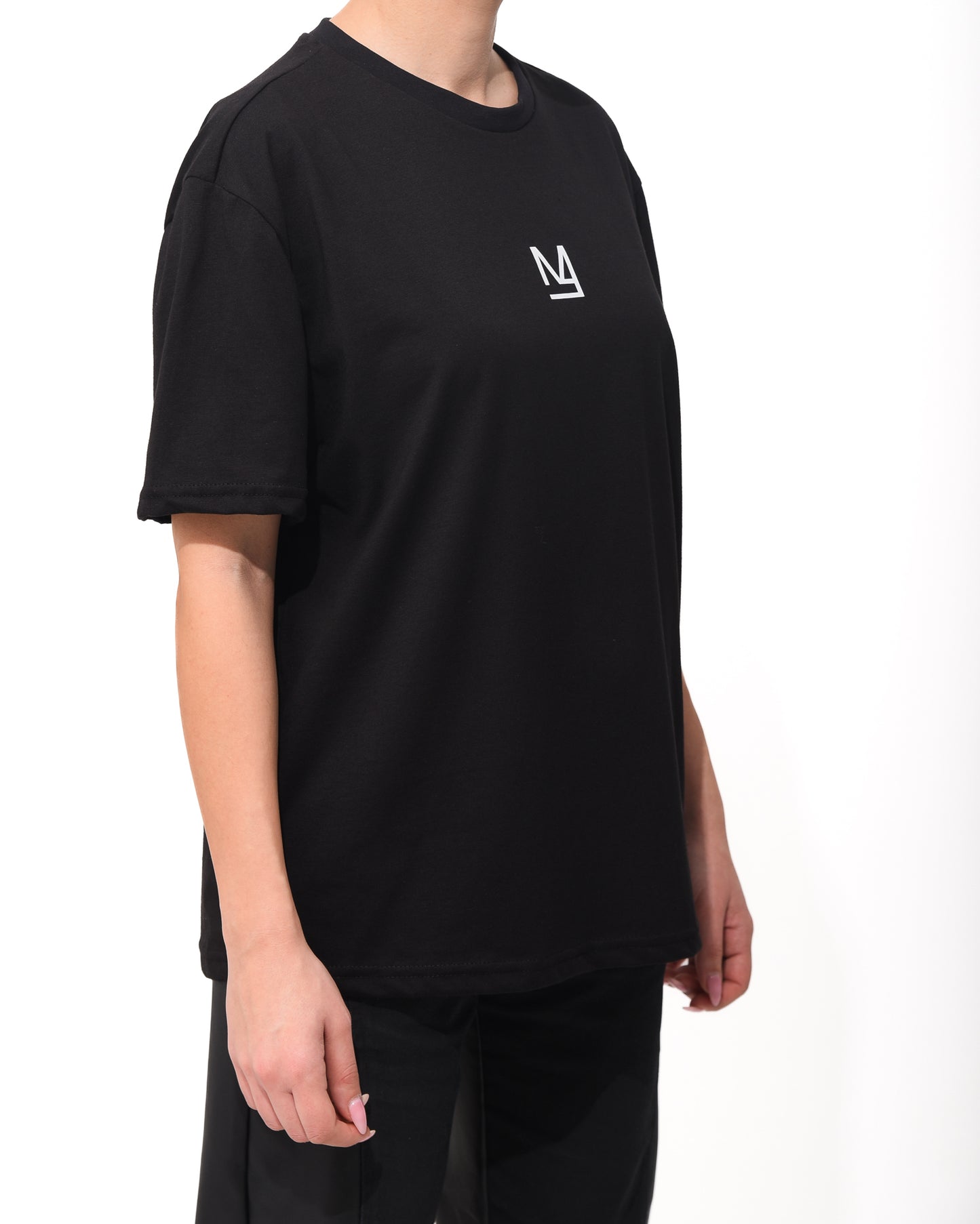 "Step Closer" Unisex Tee In Black