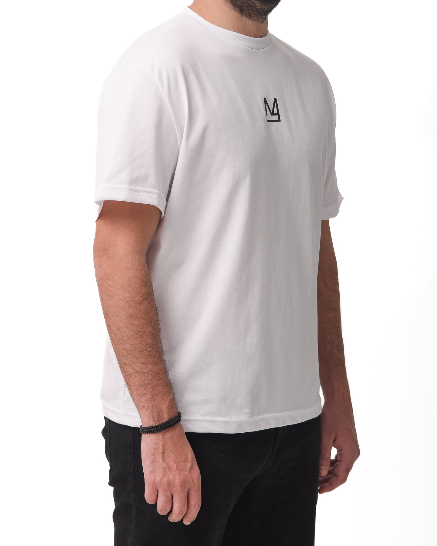 "Step Closer" Unisex Tee In White