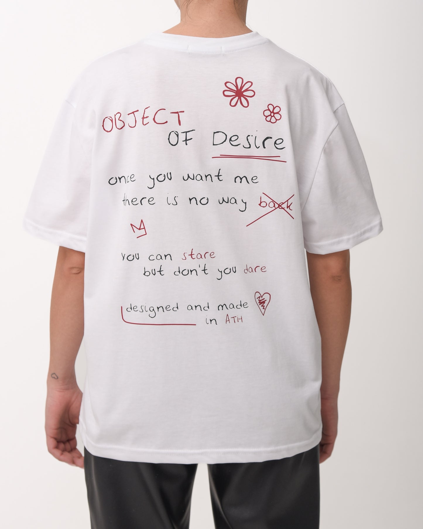 "Object of Desire" Unisex Tee In White
