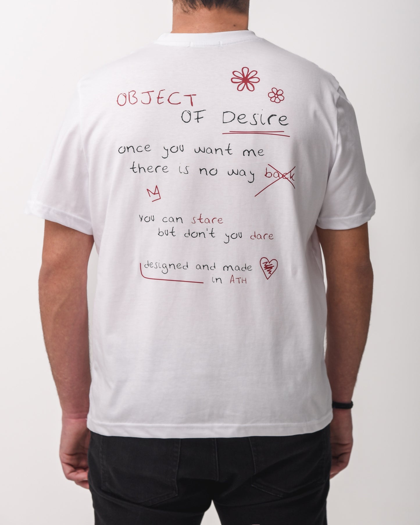 "Object of Desire" Unisex Tee In White