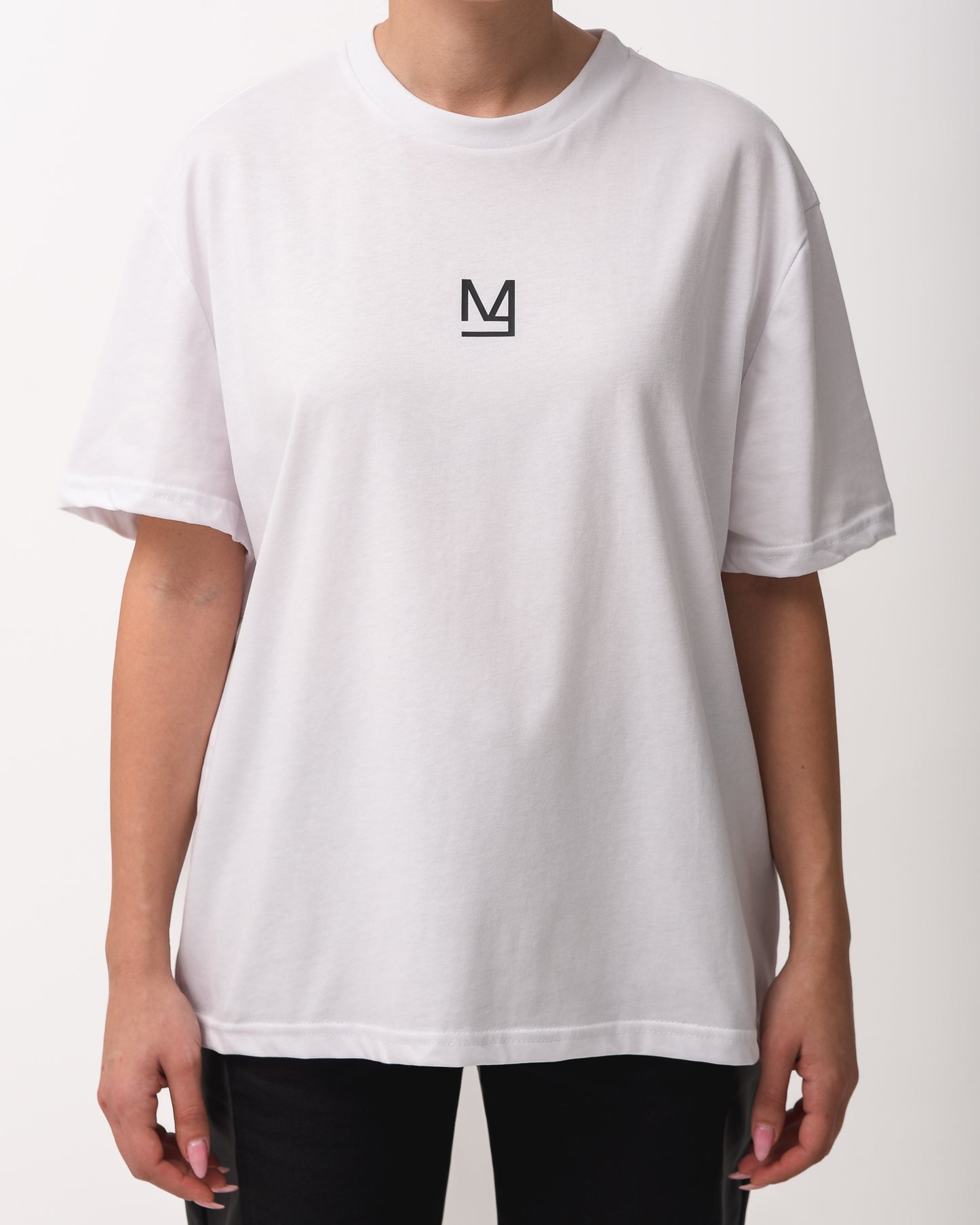 "Step Closer" Unisex Tee In White