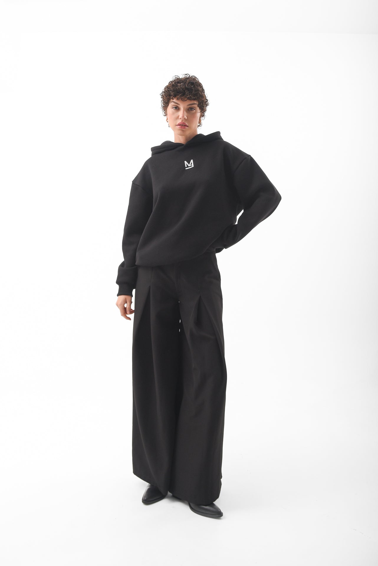 Unisex Logo Hoodie in Black