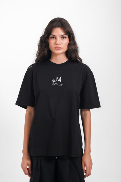 "I am a mess" Unisex Tee In Black
