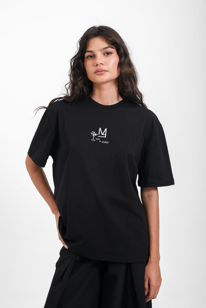 "I am a mess" Unisex Tee In Black