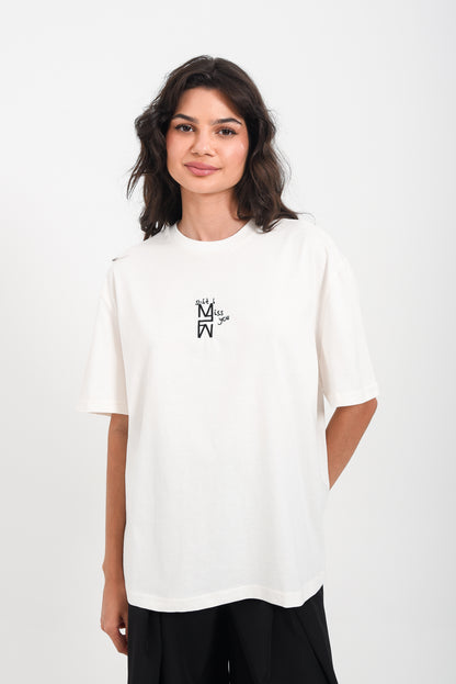 "Shit I miss you" Unisex Tee In Ivory