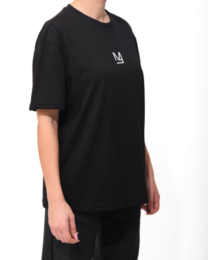"Step Closer" Unisex Tee In Black