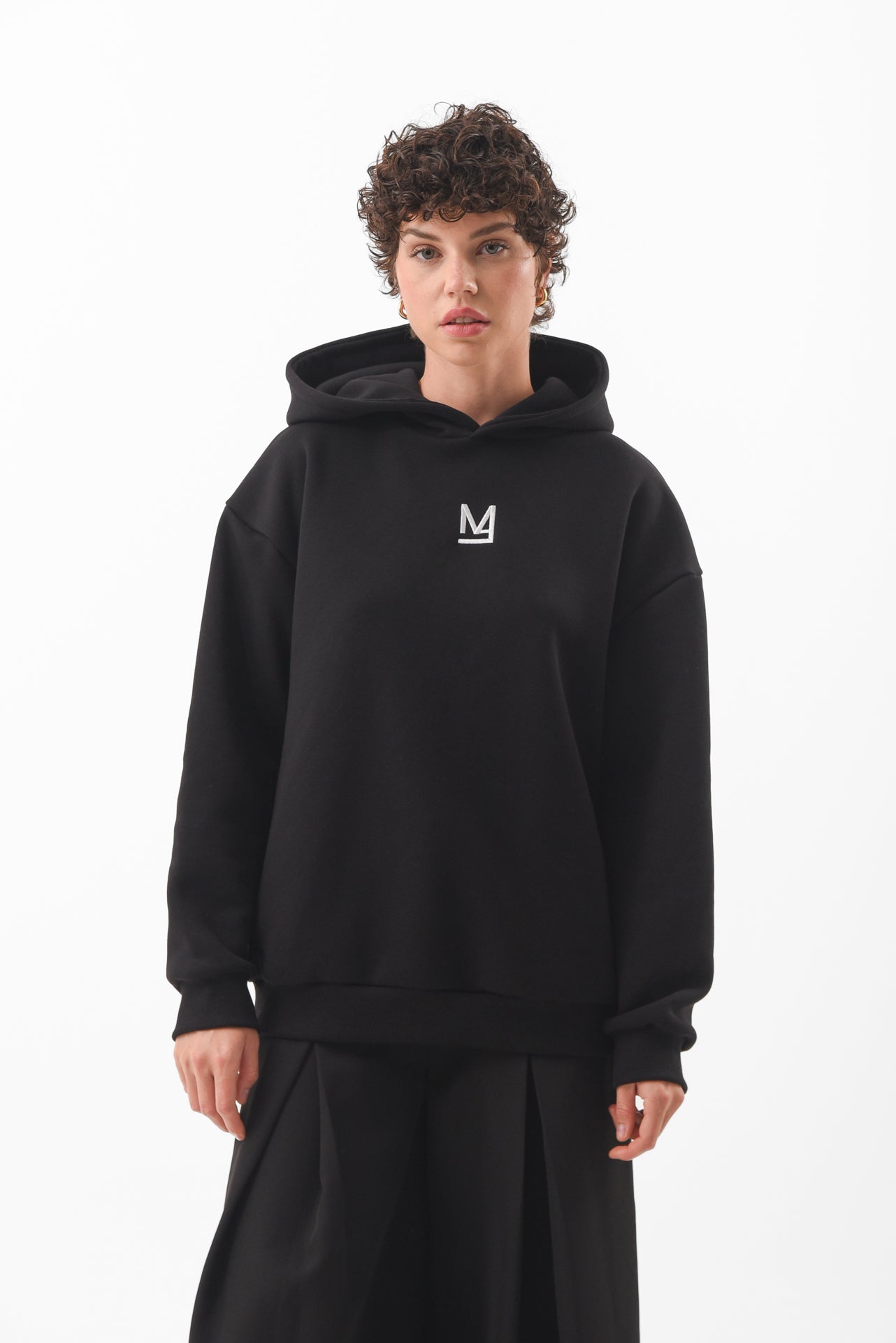 Unisex Logo Hoodie in Black