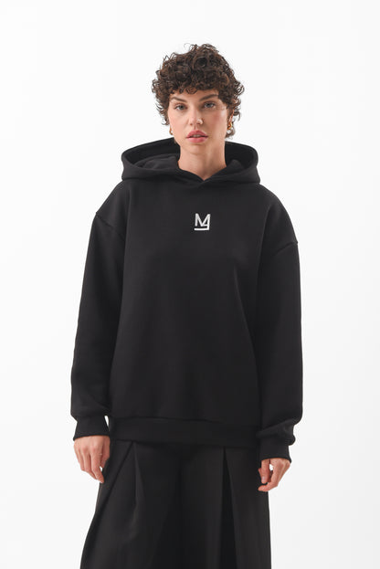Unisex Logo Hoodie in Black