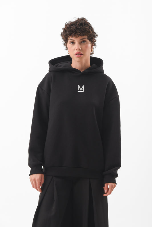 Unisex Logo Hoodie in Black