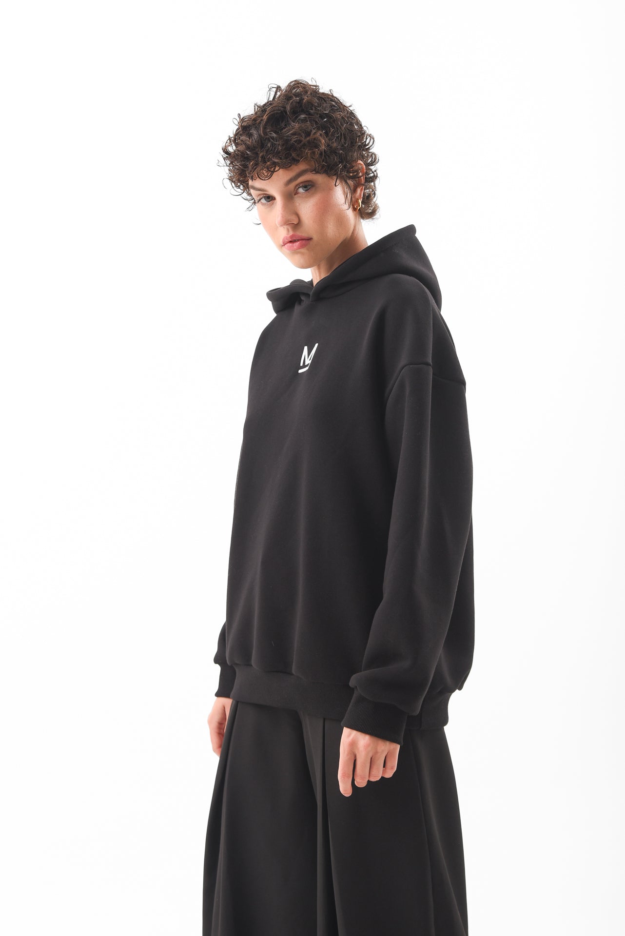 Unisex Logo Hoodie in Black