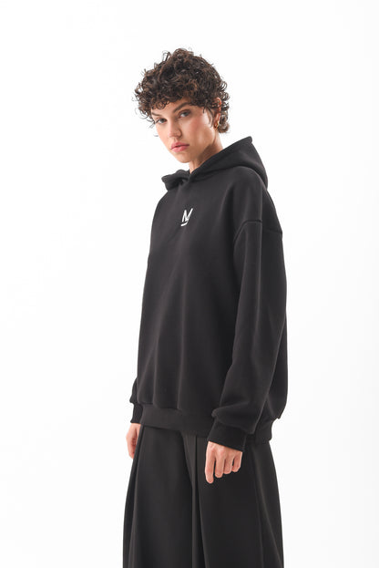 Unisex Logo Hoodie in Black
