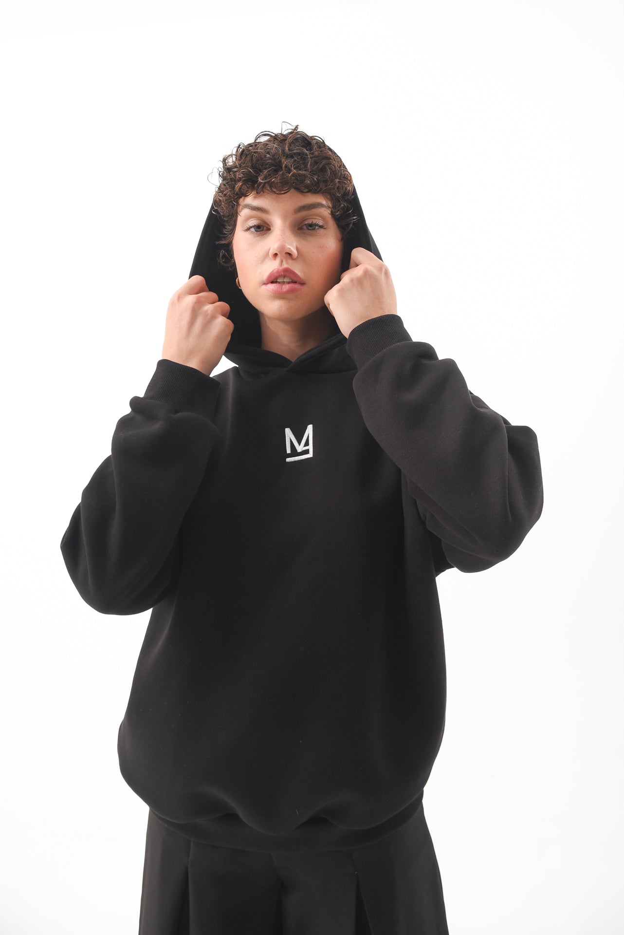 Unisex Logo Hoodie in Black