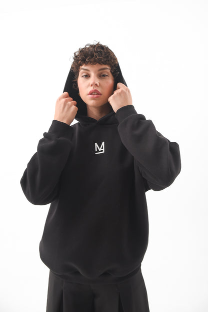 Unisex Logo Hoodie in Black