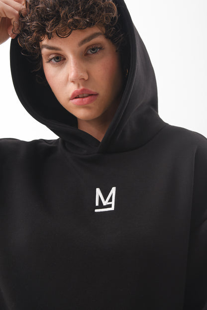 Unisex Logo Hoodie in Black