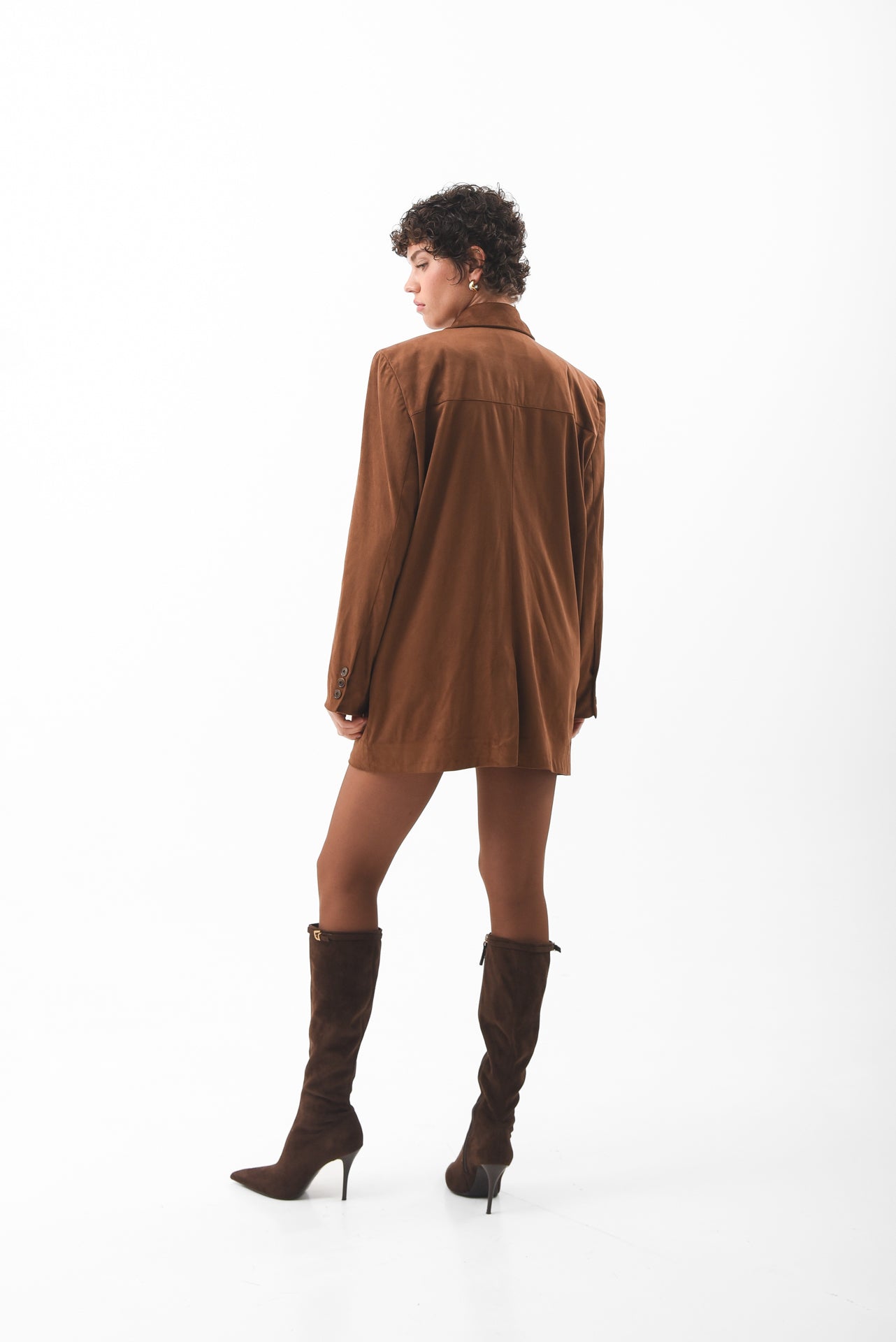 Brown Suede Blazer