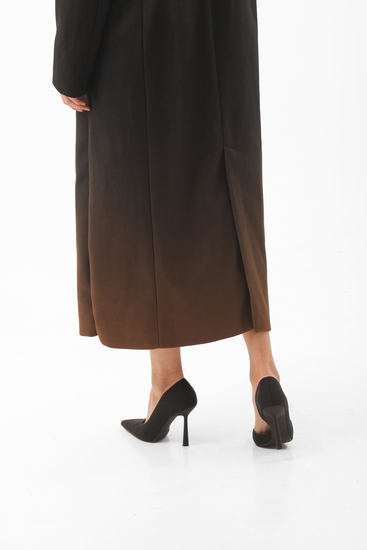 Two-Tone Gradient Long Coat