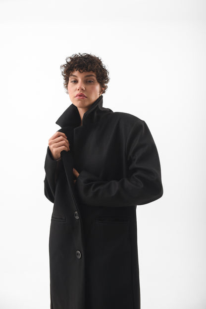 Two-Tone Gradient Long Coat