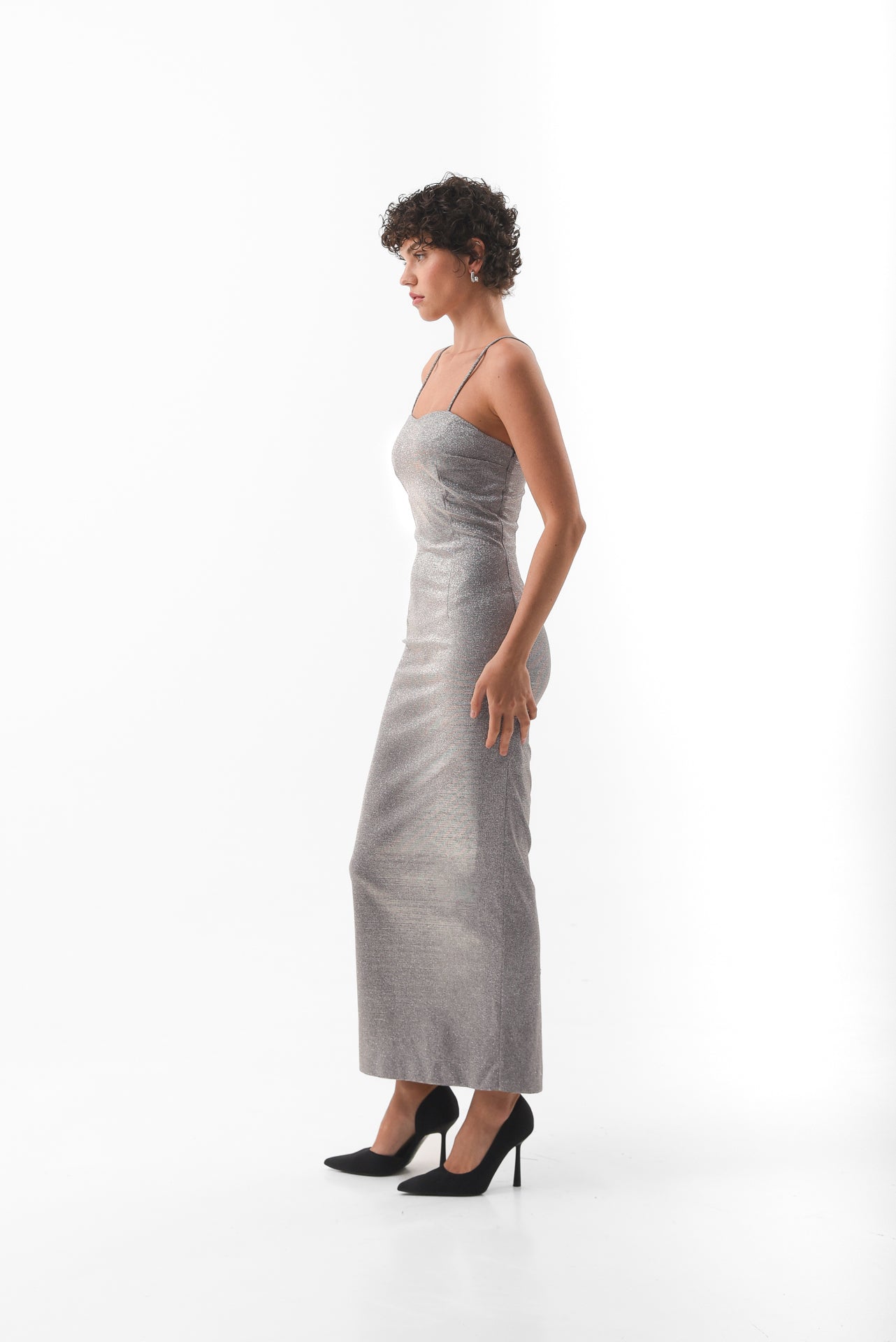 Silver Dust Maxi Dress