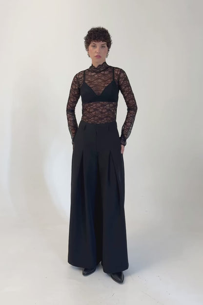 Floral Lace Sheer Top