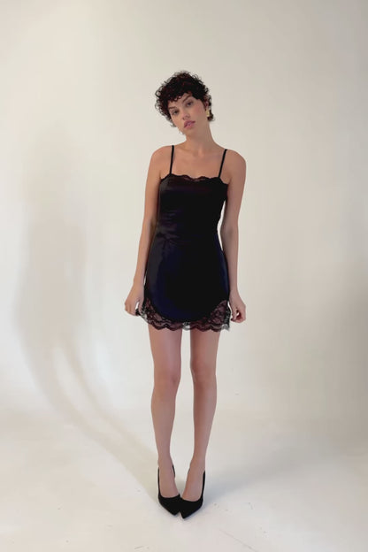 Mini Lace Slip Dress